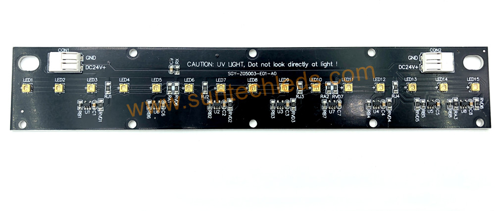 15leds UVC LED rigid bar 15 UVC LED