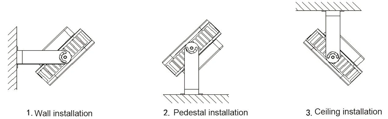 SHA 155 out door DMX LED flood light for facade lanscape lighting 1