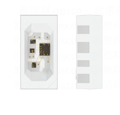 Side emitting addressable led chip