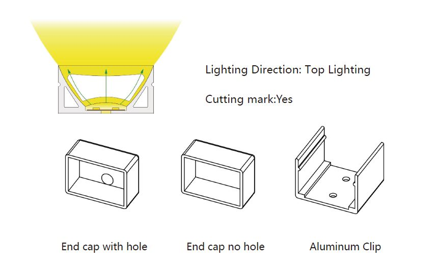 Neon tube ligth 20x50