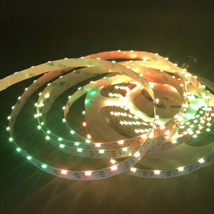 Side emitting programmable strip 60 pixels per meter