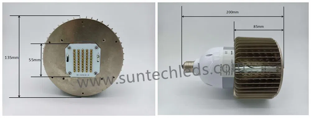 UVC LED Bulb dimension UVC LED Bulb dimension