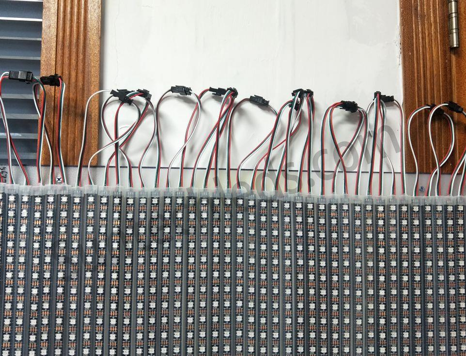 Digital led strip connection Digital led strip connection