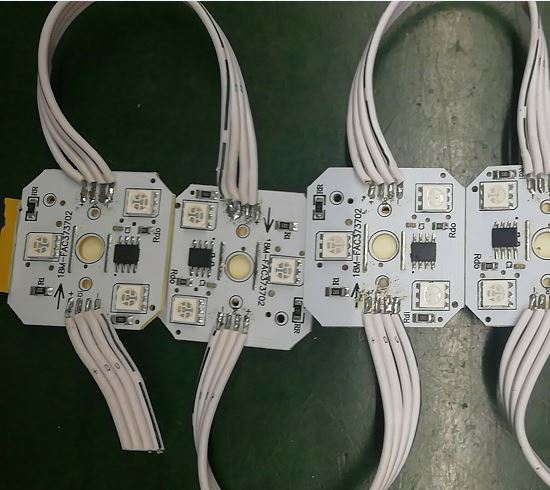 Programmable LED pixel module PCB