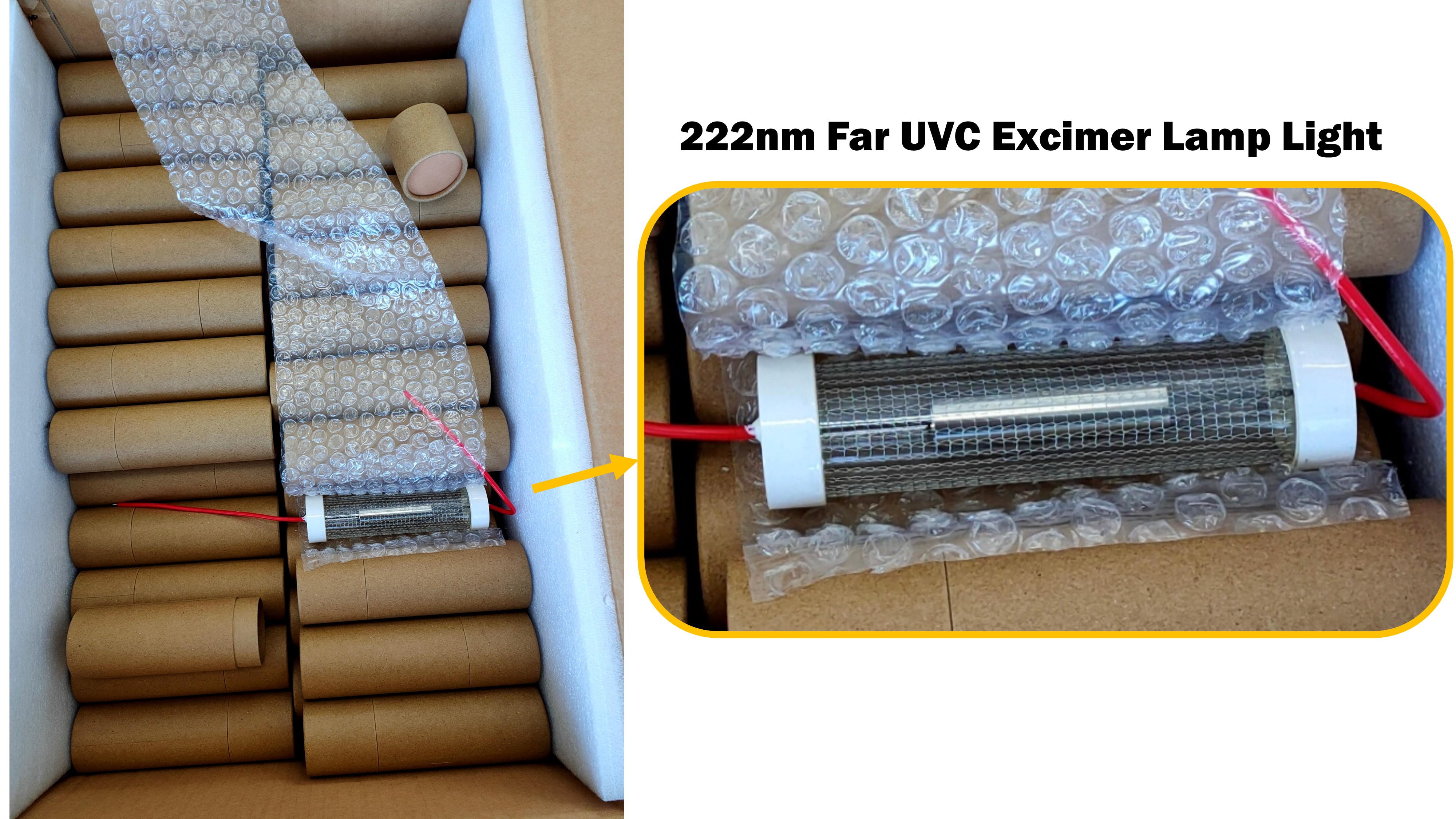 222nm Far UVC Excimer Lamp Light 222nm Far UVC Excimer Lamp Light