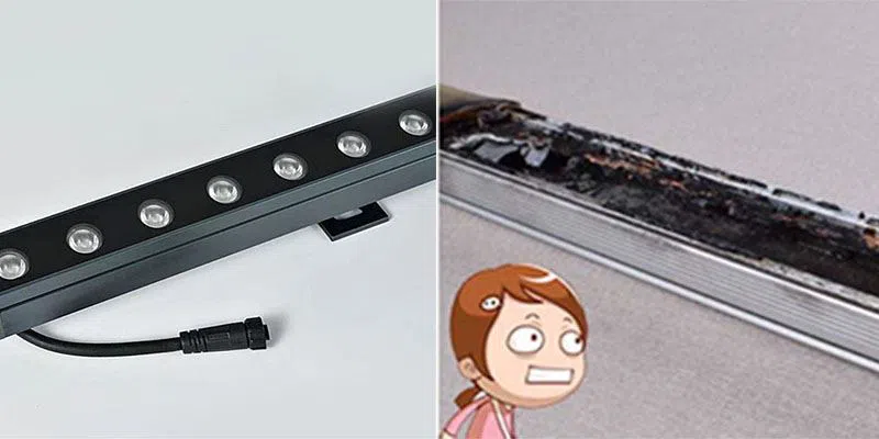 Linear light burned out Linear light burned out