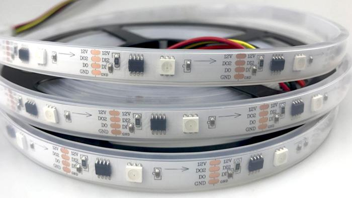 12v individual pixel strip