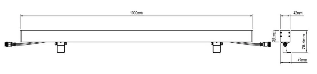 dimension of dmx512 wall washer dimension of dmx512 wall washer