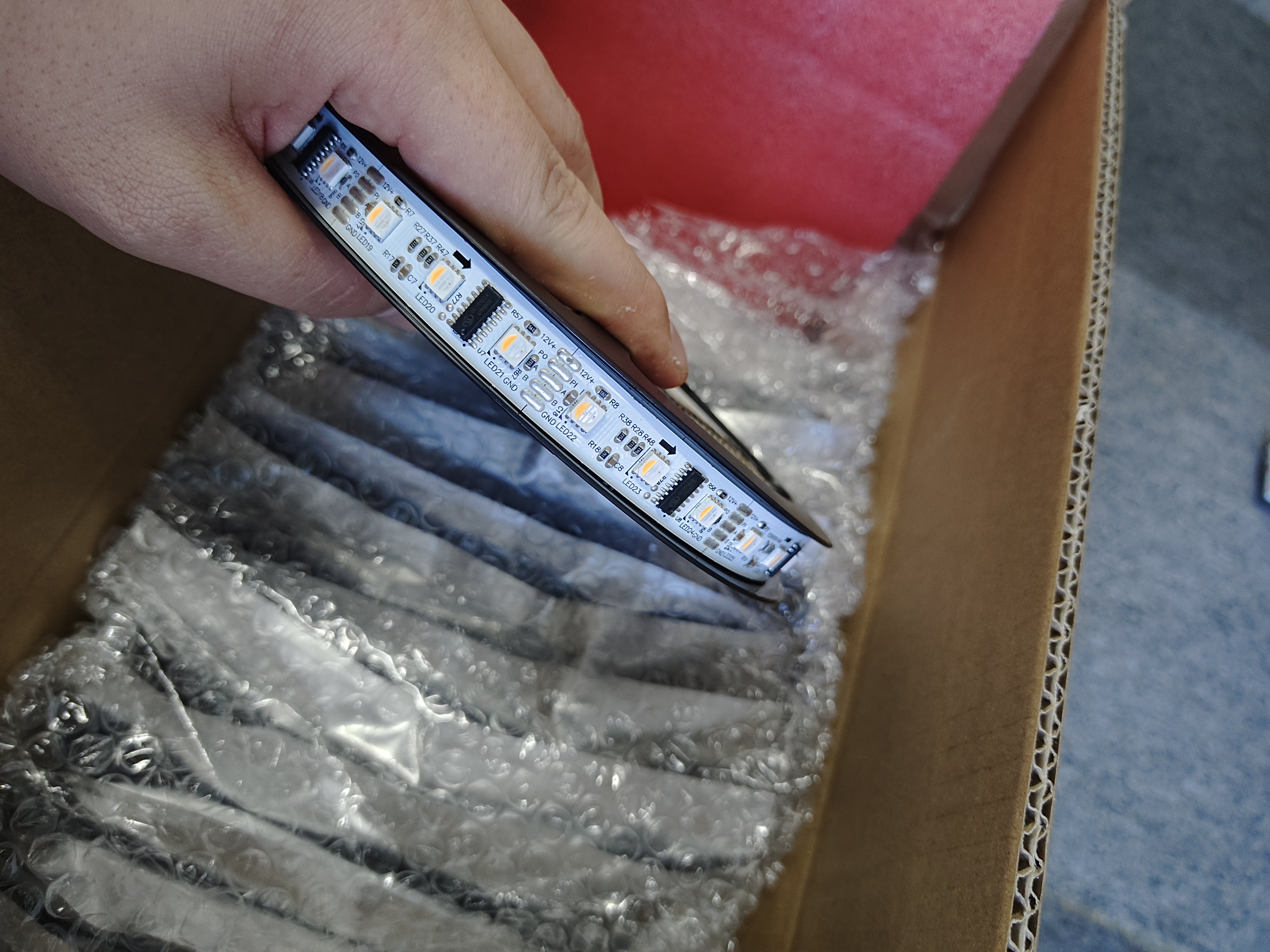 DMX512 RGBW addressable LED strip light DMX512 RGBW addressable LED strip light