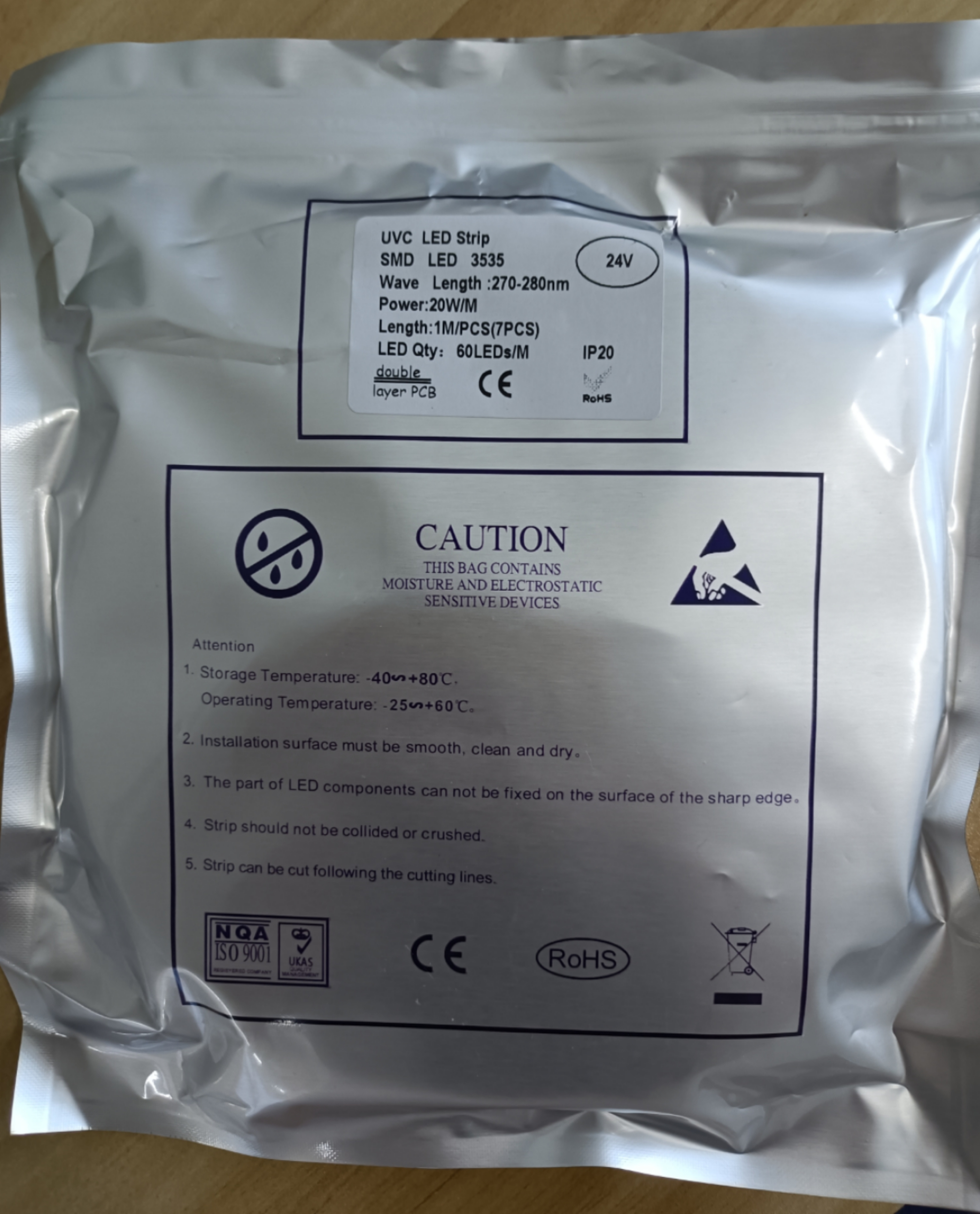 UVC LED STRIP UVC LED STRIP