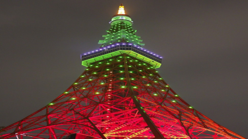 Tokyo Tower Facade Lighting 