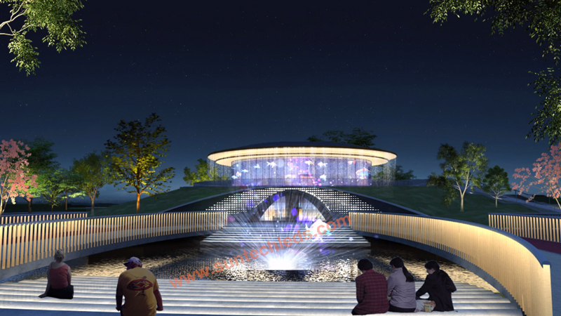 Outdoor Public Squares & Parks Illumination Design