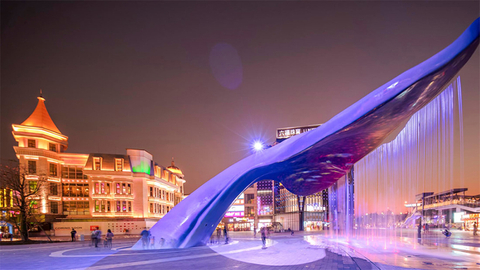 Central Square Facade Renovation Scenic Or Park Lighting 