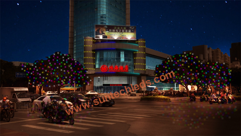 DMX Controlled Dynamic Bespoke Hotel Facade Illumination