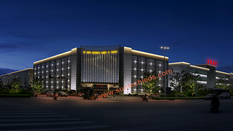 Street Market Buildings & landmarks lighting