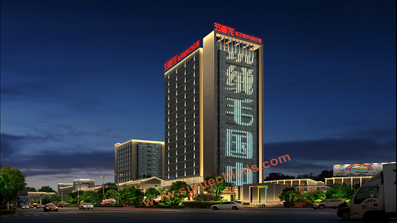 Jiangsu Wutinglong Complex Tourist Attraction Lighting -China