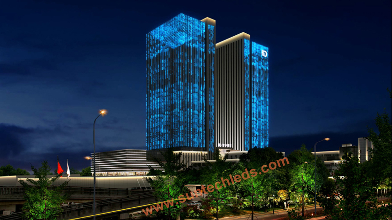 Smart Center Landmark Building Lighting