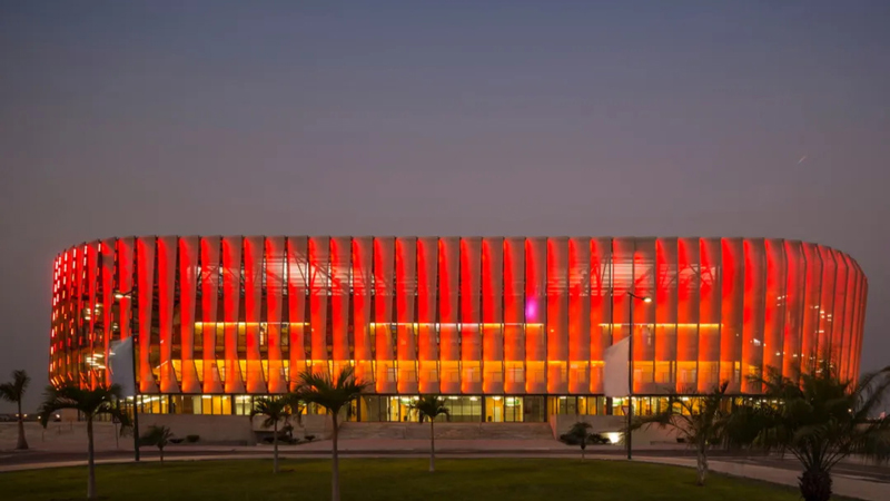 Luanda Multisports Pavilion Sports Stadium Facade Lighting 