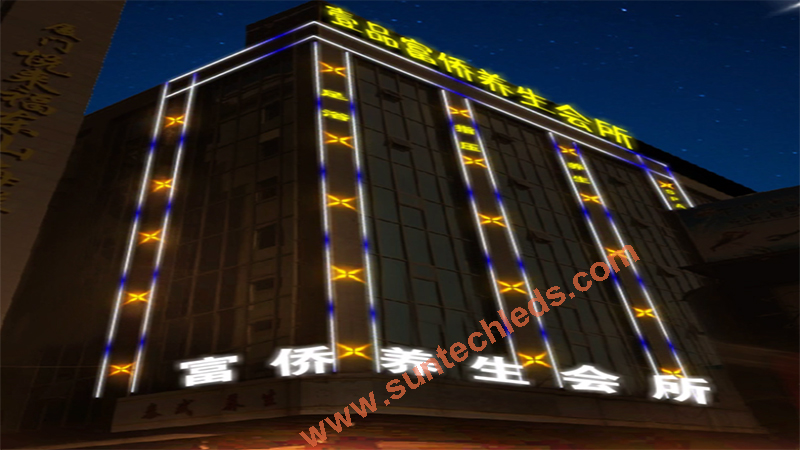 Small Clubs & Entertainment Venues RGB Facade Illumination Project
