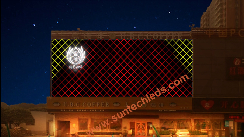 Cafe & Restaurant Exterior Dynamic LED Lighting Design