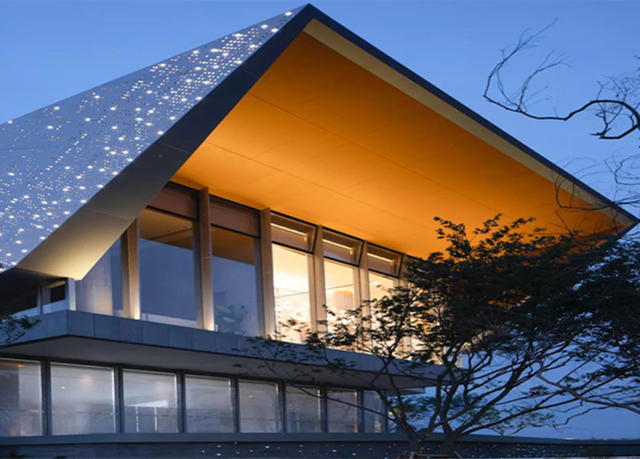 Residential Community House LED Facade Illumination