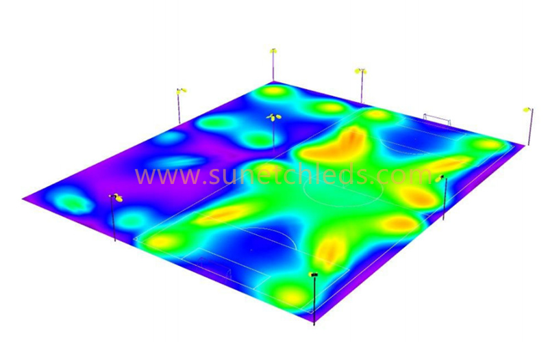 dialux light diagram