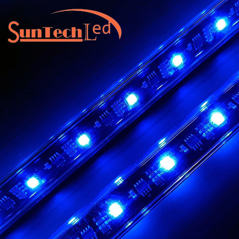 12V 30MM Diameter 32LEDs 64LEDs 3D Media Tube RGB for Yard Lighting