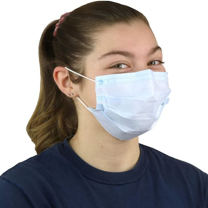 Disposable White Face Mask Protect Yourself From Virus