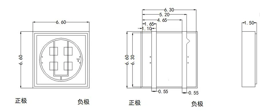 150mw deep uvc chip size