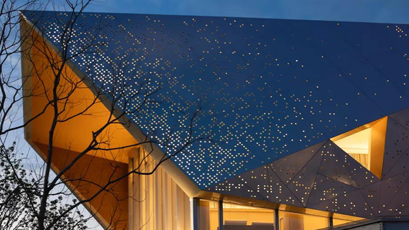 Residential Community House LED Facade Illumination