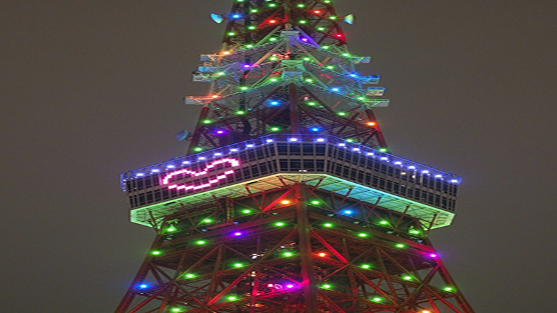 Tokyo Tower Facade Lighting 