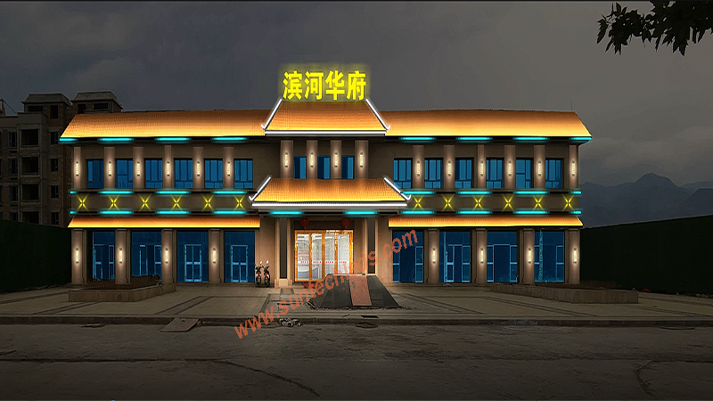 Outdoor LED Lighting Design for Hotels And Restaurants 