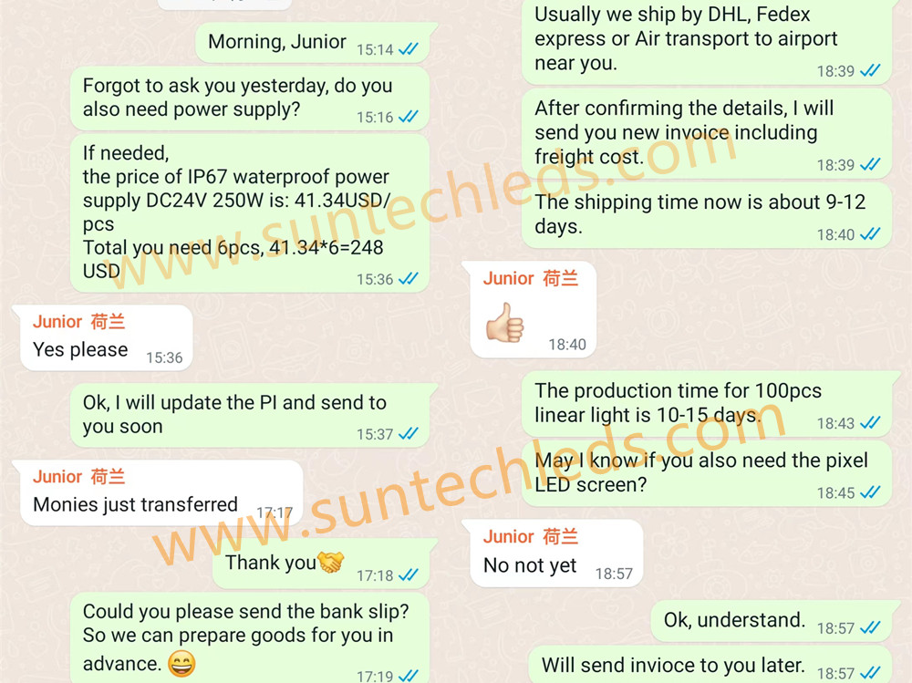 communicate with client 