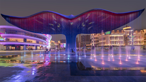 Central Square Facade Renovation Scenic Or Park Lighting 