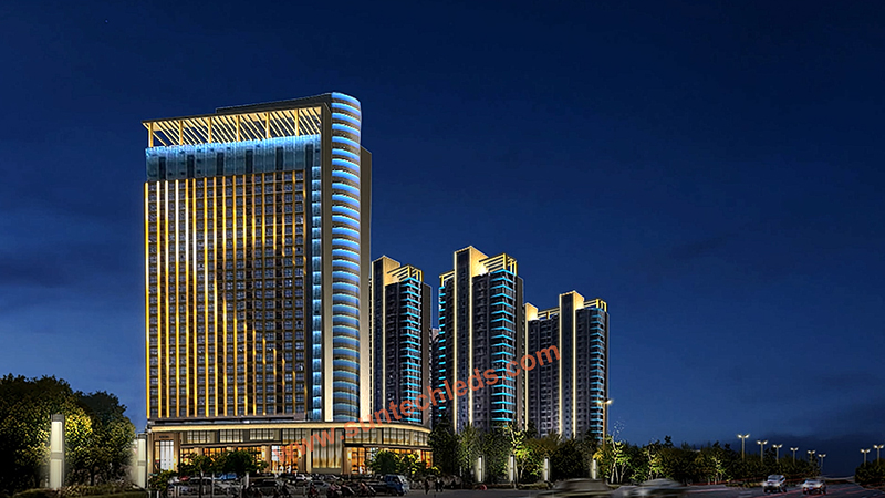 International Skyscraper Landmarks Lighting