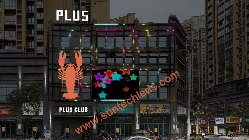 DMX Controlled High-end Restaurant Facade LED Lighting Design