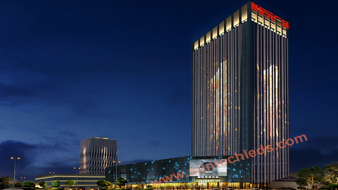 Public Outdoor Art Facade Lighting