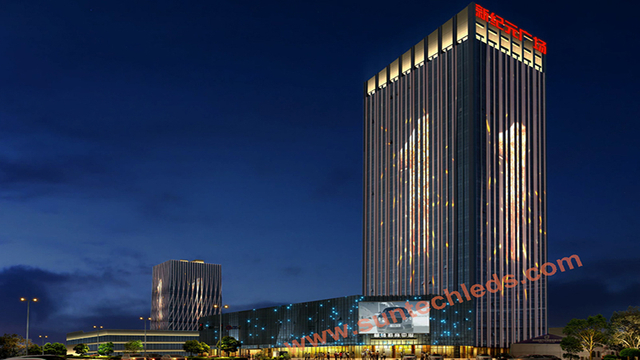 Public Outdoor Art Facade Lighting