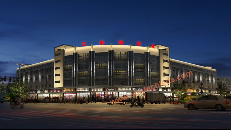 Commercial Street Building Lighting