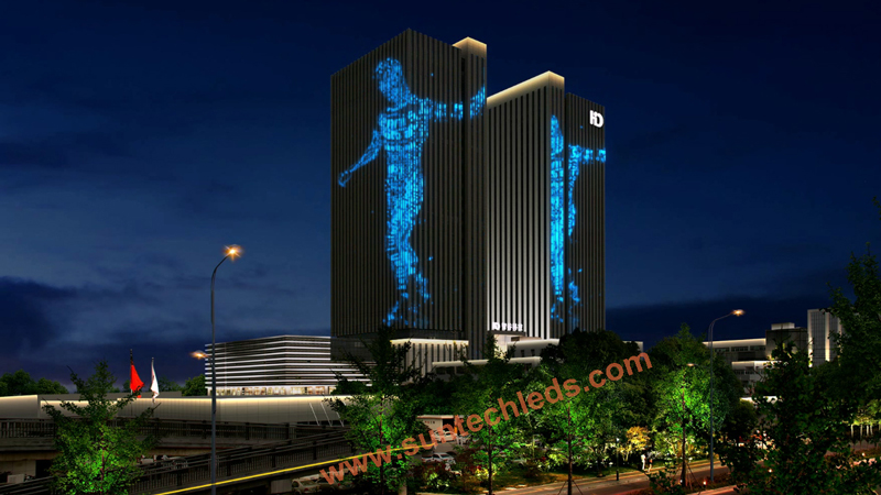 Smart Center Landmark Building Lighting