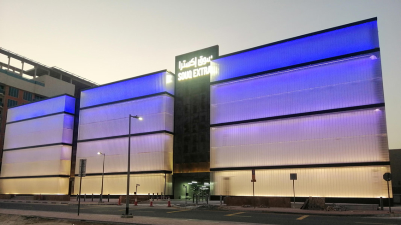 Outdoor Curtain Wall LED Media Facade Lighting Project