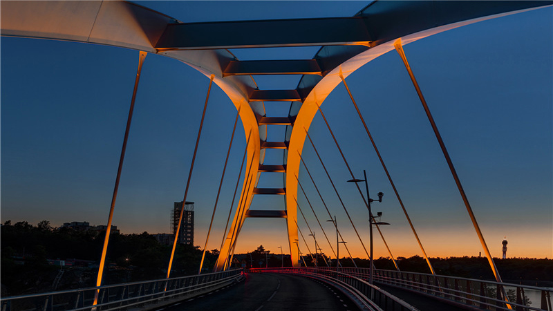 DMX System Best Exterior Facade Bridge Lighting 