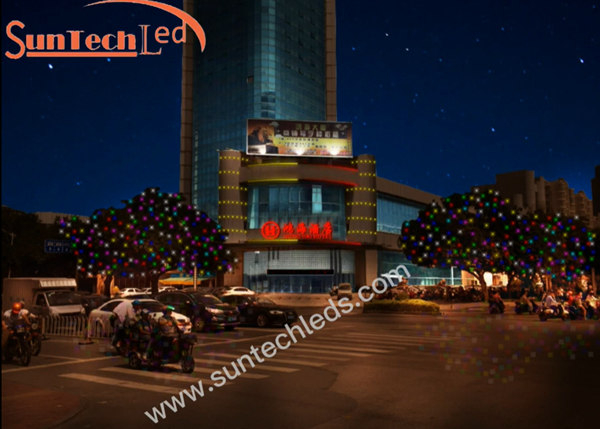 DMX Controlled Dynamic Bespoke Hotel Facade Illumination