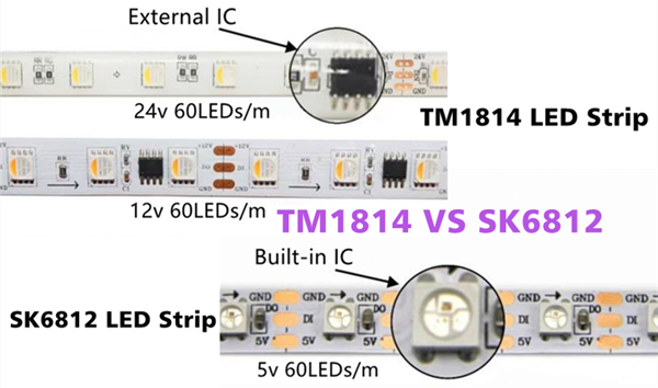 TM1814 VS SK6812