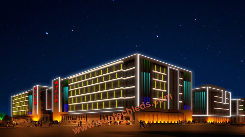 Ideal Industrial Park Factory Building Led Lighting Layout