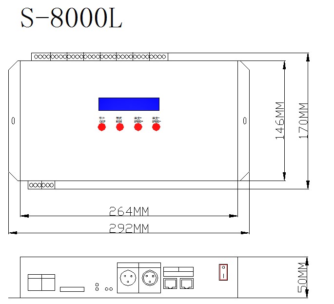 Specific parameters S-8000L controller