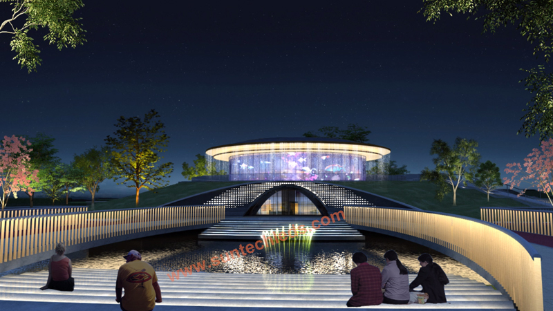 Outdoor Public Squares & Parks Illumination Design