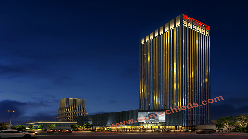 New Era Outdoor Media Facade Building Lighting