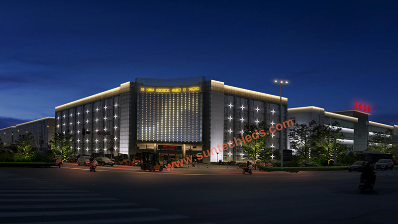 Street Market Buildings & landmarks lighting