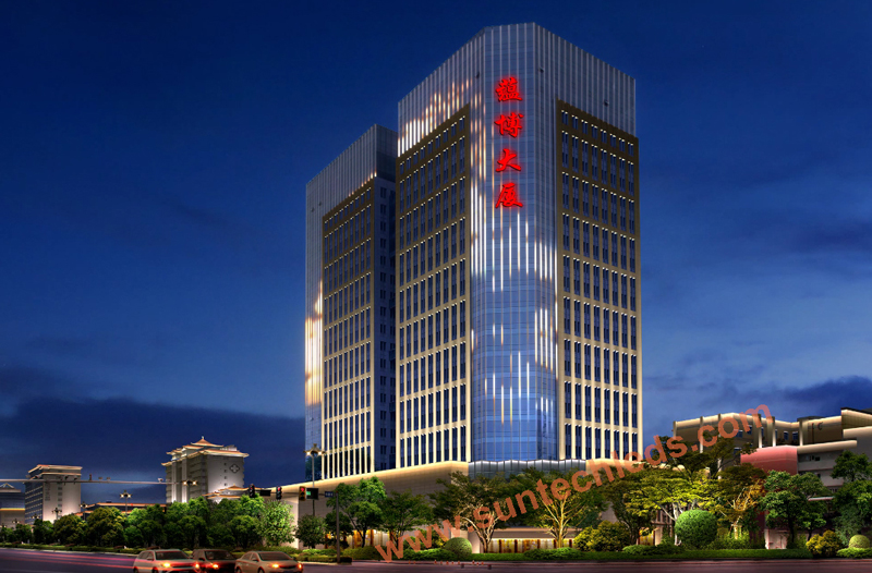 Yunbo Skyscraper Art & Design Facade Lighting